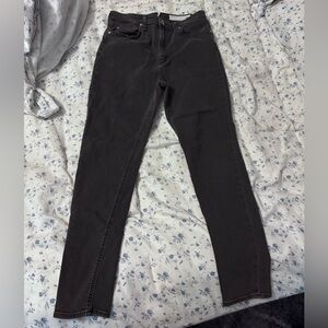 Rag and bone Nina high rise black skinny jeans size 30